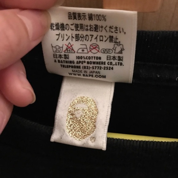 Bape T Shirt Tee T-shirt XL - Picture 4 of 5